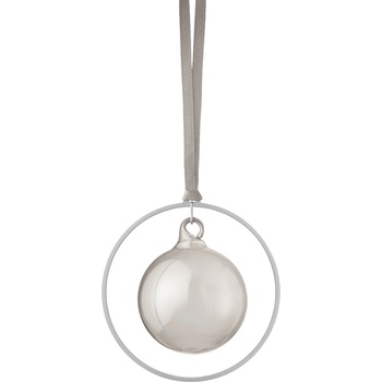 Blomus Kitai Коледни топки в обръч, опушен, 4 бр (67097)