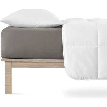 Andrea Simone Тъмносив еластичен чаршаф от джърси 160x200 cm Boxspring - Andrea Simone (2-013-0402)