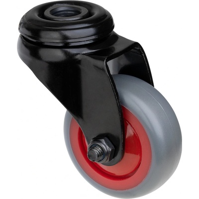 Walteco Přístrojové kolečko pro tvrdé podlahy, průměr 50mm, otočné s otvorem, nosnost 50 kg 2859