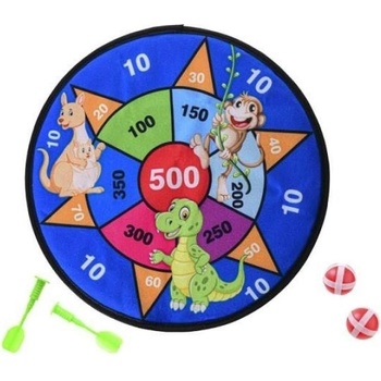 Terč na suchý zips 35 cm + 2 ks loptičky + 2 ks šípky