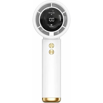 Ръчен Вентилатор - 100 степени, LED дисплей, USB, Atron N68 (N68-white)