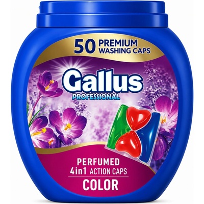 Gallus Professional parfémované kapsle na praní 4v1 Color 50 PD
