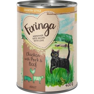 Feringa Country Style Menu kuracie bravčové hovädzie 6 x 400 g
