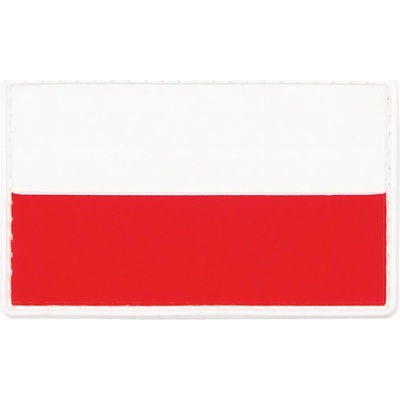 Gumová nášivka MFH vlajka Poľsko - farebná