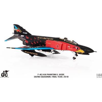 JC Wings F-4EJ Kai JASDF 302nd Hikotai #77-8399 Black Phantom Hyakuri AB Japan Final Phantom Year 2019 1:144