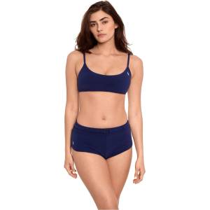 Ralph Lauren Горнище Polo Ralph Lauren Embroidered Pony Bikini Top - Navy Blue