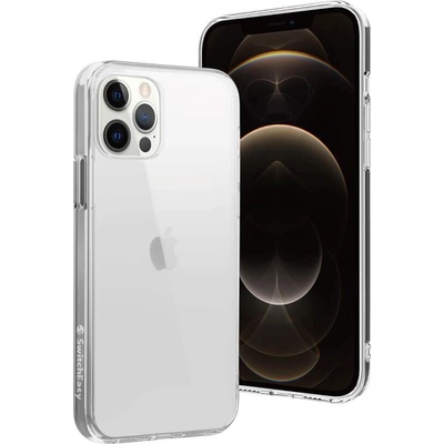 SwitchEasy Crush Case - удароустойчив хибриден кейс за iPhone 12, iPhone 12 Pro (прозрачен)