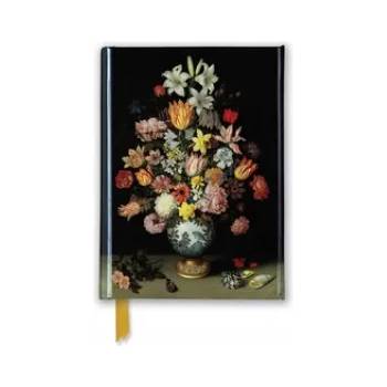Flame Tree Publishing National Gallery - Bosschaert: A Still Life of Flowers (Foiled Pocket Journal) | Flame Tree Studio