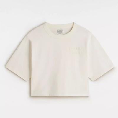 Vans JUNIOR V BOXY TEE Oatmeal Heather