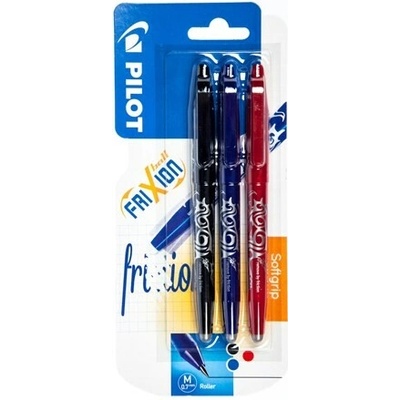 Pilot FriXion Ball modrá/černá/červená 3ks