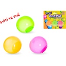 Mikrotrading Míček lepící 4 cm svítící ve tmě 3 ks