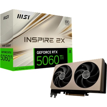 MSI GeForce RTX 5060 Ti INSPIRE 2X OC 16GB GDDR7 128bit