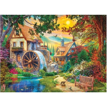 Anatolian - Puzzle Dominic Davison: Watermill Sunset - 4 000 piese