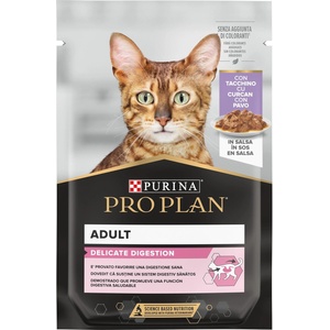 Purina pro plan delicate- Пауч за котки в зряла възраст, с Пуйка- 85гр