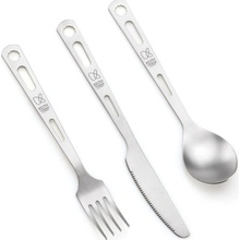 Keith Titanium 3-Piece Titanium Cutlery Set