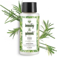 Love Beauty & Planet Rozmarín a Vetiver Detoxikačné kondicionér 400 ml