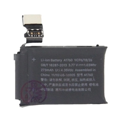 Apple (OEM) Батерия за Apple Watch 2, 38 mm, оригинална (OEM), 273 mAh (09208)