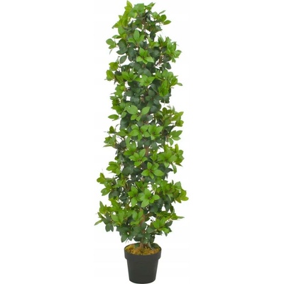 vidaXL Umělá rostlina vavřín vznešený s květináčem zelená 150 cm