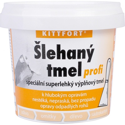 Kittfort Šlehaný tmel Profi 1 l bílá