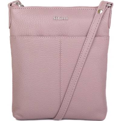 Segali dámska kožená crossbody kabelka 7001 B cameo rose