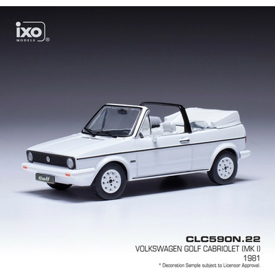 IXO Volkswagen Golf MKI 1981 Bílá 1:43