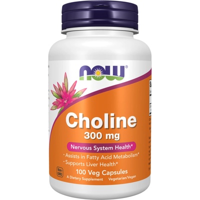 Now Foods Choline 300 mg 100 Veg Capsules