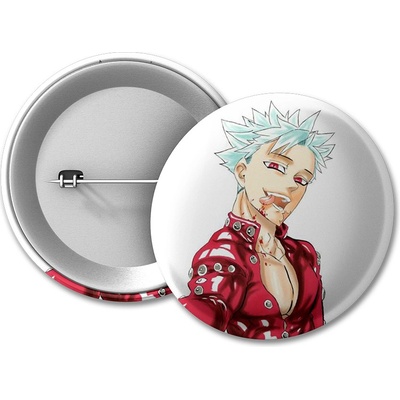 Nanatsu no Taizai placka Ban 50 mm