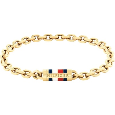 Tommy Hilfiger Originální pozlacený náramek Bruce Chain 2790653 19 cm