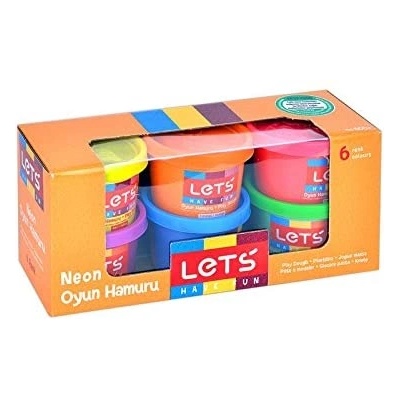 LET'S Пластилин 6 цвята Let's L8346