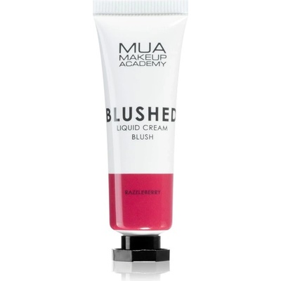 MUA Makeup Academy Blushed Tekutá lícenka Razzleberry 10 ml