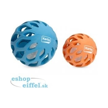 Karlie-Flamingo Gumová mřížkovaná koule s LED světlem uvnitř 8,3 cm