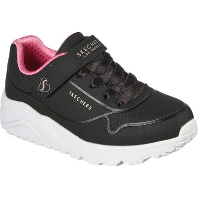Skechers dievčenská rekreačná obuv Uno Lite K 2025 black/rose gold