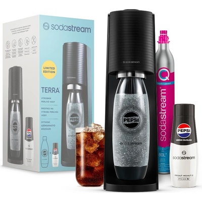 SodaStream TERRA Black Pepsi Zero Megapack