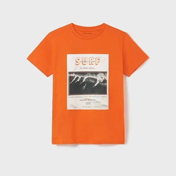 MAYORAL Тениска с къс ръкав competition в оранжево за момче Майорал