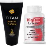  VigRX Pills за Уголемяване и Ерекция 60 капсули + Титан гел за уголемяване на пениса