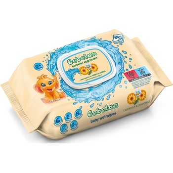 Image 1 of Bebelan Влажни кърпи Bebelan - Невен и Лайка, 80 броя (3800232570022)