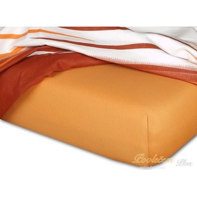 Dadka jersey prostěradlo karamelové 70x160