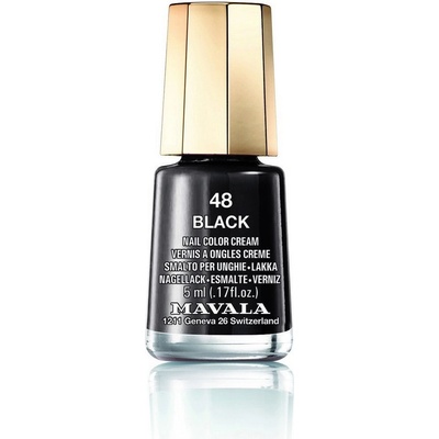Mavala Minicolor Nail Care Lak na nehty 47 Black 5 ml
