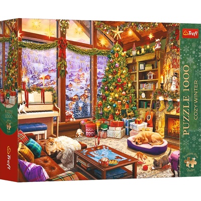 TREFL Premium Plus Cozy Winter Vianočný večer 1000 dielov