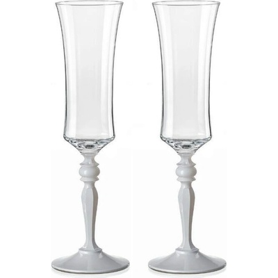 Crystalex sklenice na šampaňské Glass & Porcelain 190 ml