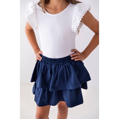 Lily Grey dívčí bavlněná sukýnka dark blue – Sleviste.cz