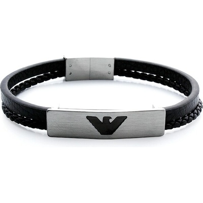 BM Jewellery Pánský kožený náramek Armani S602180