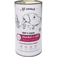 All Animals DOG hovädzie mleté s ryžou 1200 g