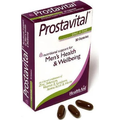 HEALTHAID Хранителна добавка Проставитал за поддържането на здрава простата, Health Aid Prostavital 30caps