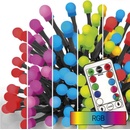 EMOS Lighting D5AA01 LED vianočná cherry reťaz guličky 10 m RGB ovládač programy časovač