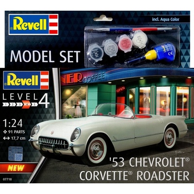 Revell Chevrolet Corvette Roadster 1953 Model Set 1:24