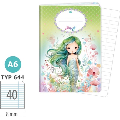 Argus Sešit A6 TYP 644 Mermaid