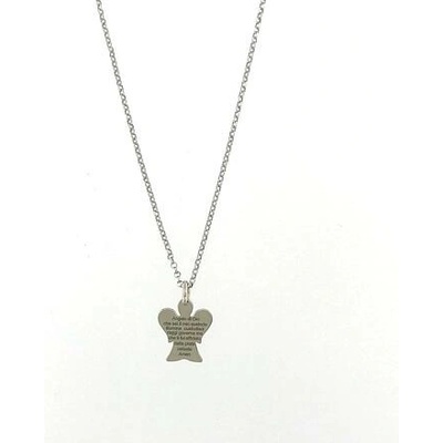 Infinity Silver Stříbrný náhrdelník s andělem SN16419450