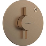 Hansgrohe DuoTurn S - Смесител за душ за вграждане, четкан бронз 75618140 (75618140)