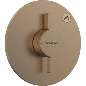 Hansgrohe DuoTurn S - Смесител за душ за вграждане, четкан бронз 75618140 (75618140)